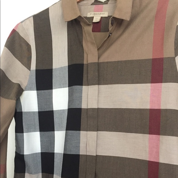 Burberry Brit check poplin shirt, size XS - Picture 4 of 8